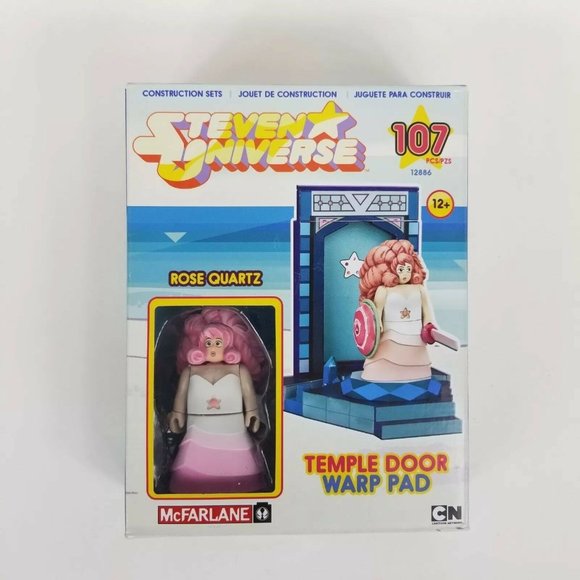 Steven Universe Rose Quartz Temple Door Warp Pad Building Set McFarlane New - Picture 8 of 12